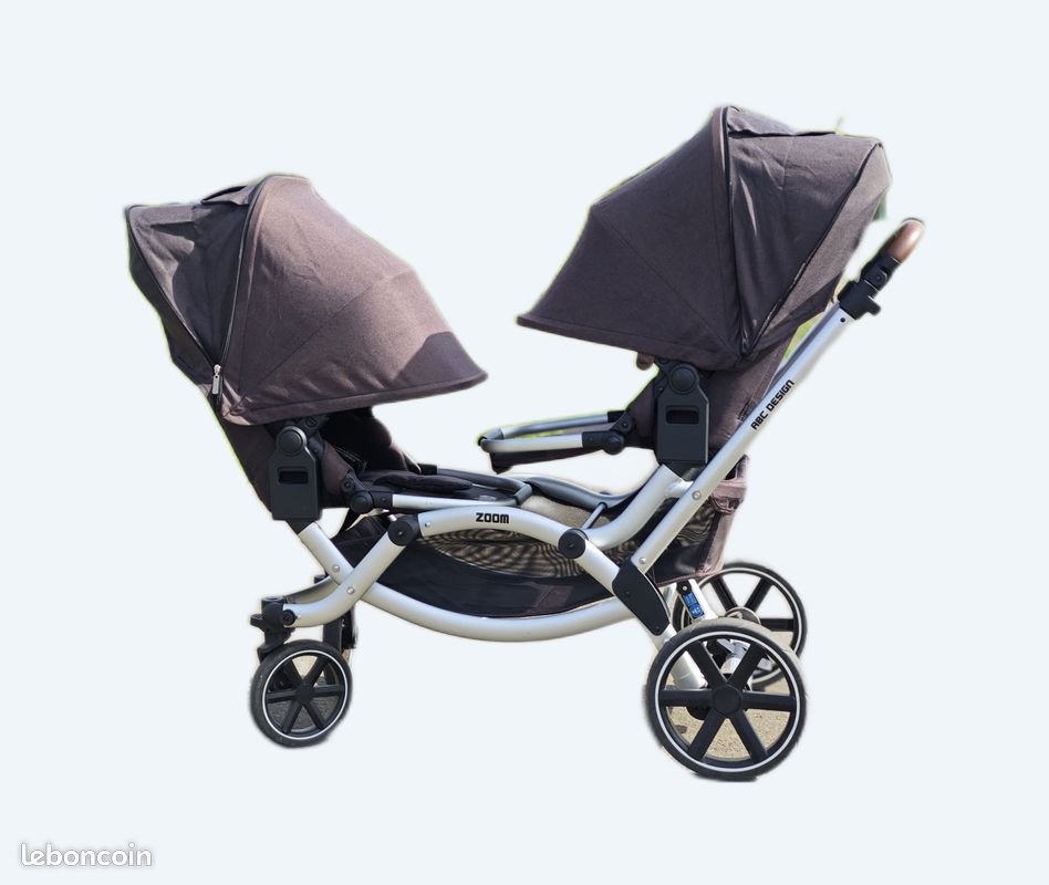 ABC Design Poussette double Zoom - Très Bon État (image 1)