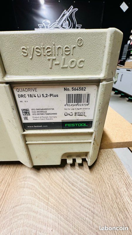 Visseuse festool DRC 18/4 Li 5.2-plus (image 4)