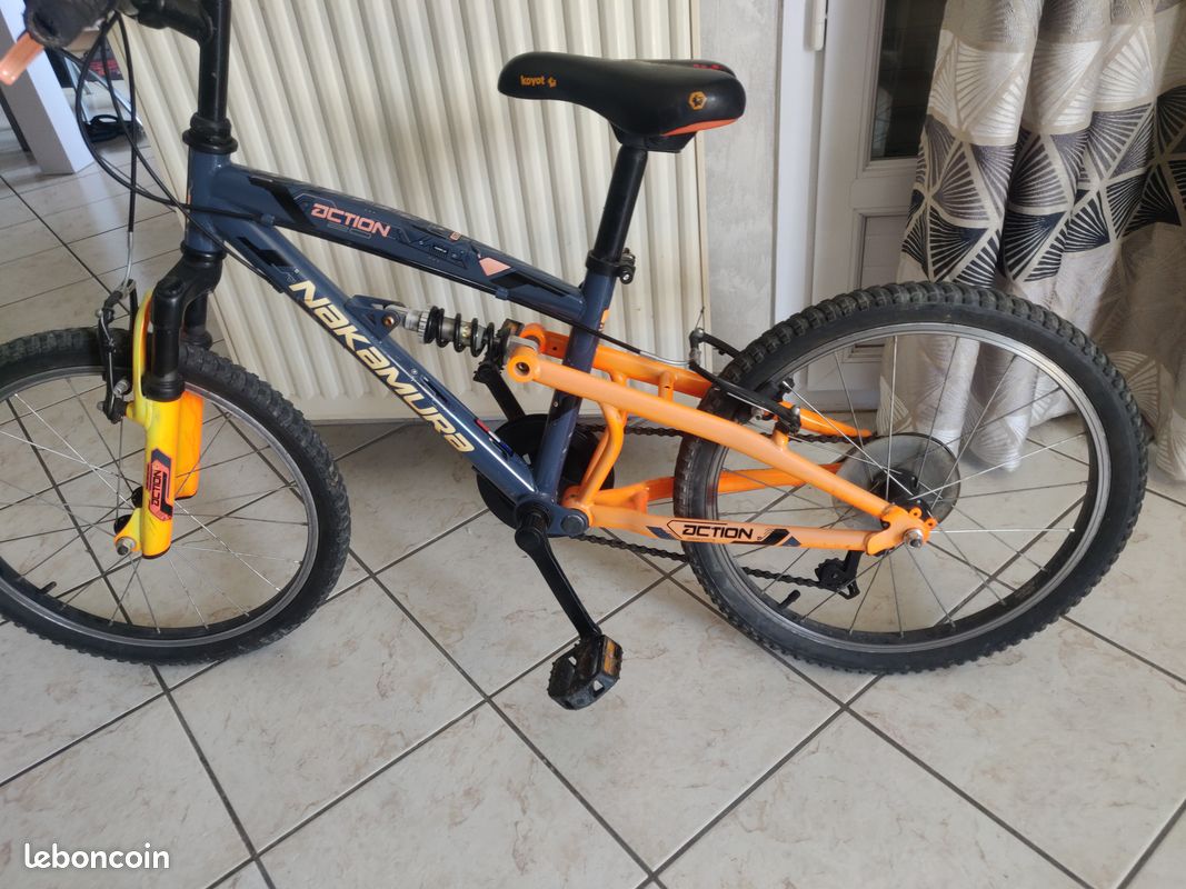 Vélo Enfant Vtt Nakamura 20 Pouces Tout Suspendu Vélo Enfant