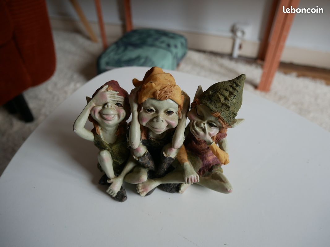 Figurines lutins / trolls décoratifs - fantaisie / fantastique – vente unité ou lot (image 7)