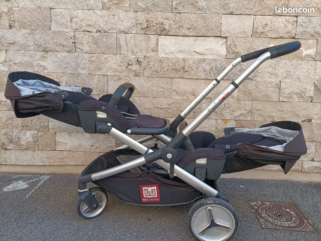 Poussette Double Red Castle Poussette Occasion Poussette Double