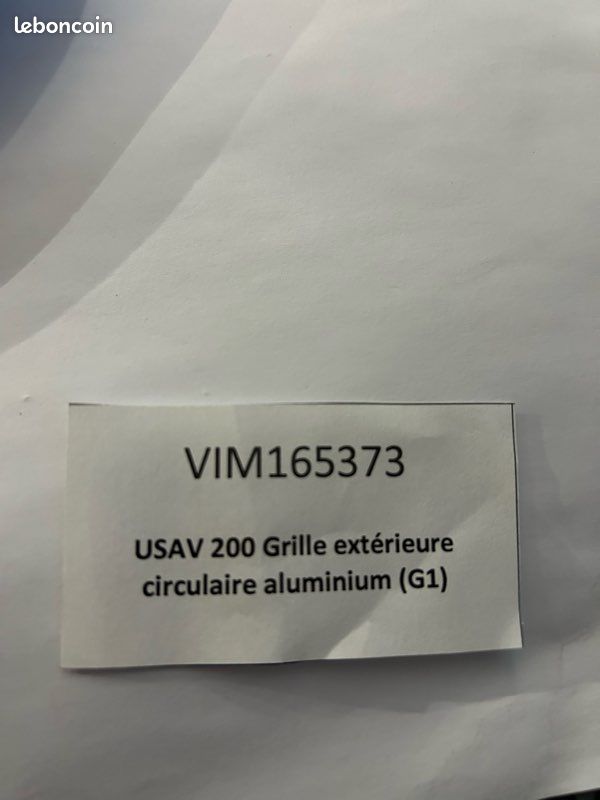 Usav 200 grille extérieure circulaire aluminium G1 (image 5)