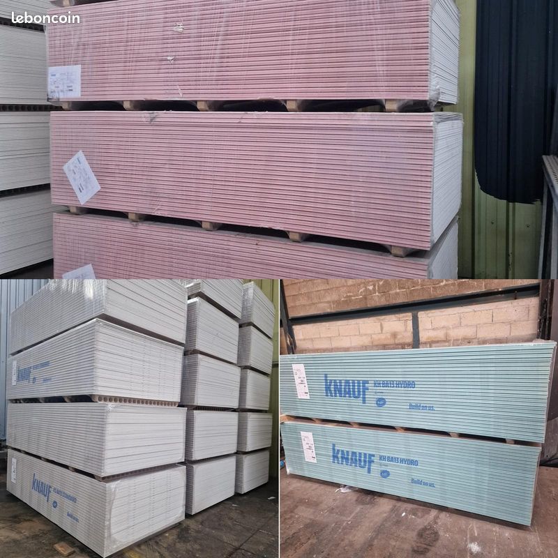 Rail / Montant / Fourrure / Laine de verre / Placo (image 1)
