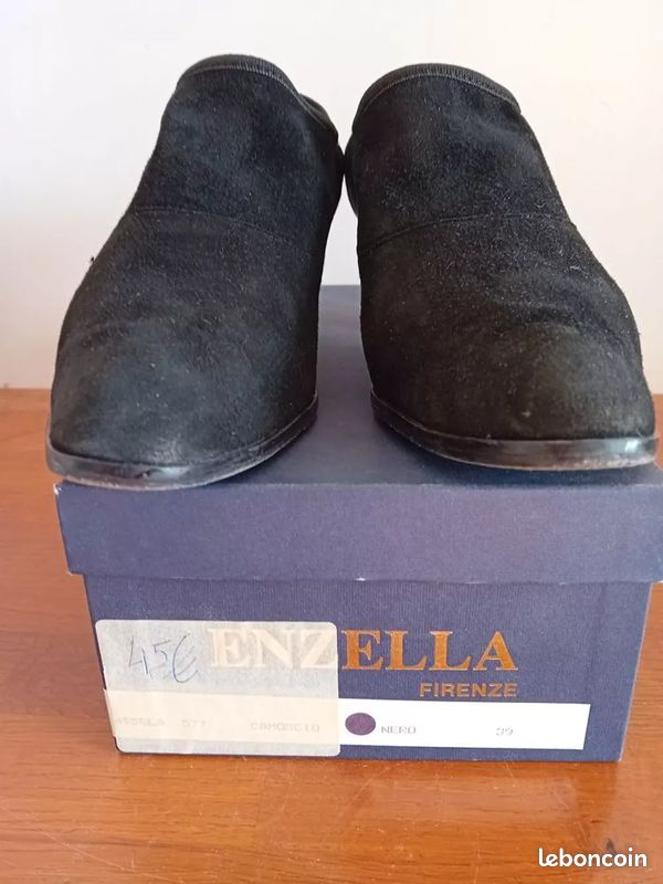 Chaussures Compensées RAYE Dixie En Daim Noir - Taille UK 6 / EU 39, Neuves Avec Boîte, Prix De Détail Suggéré 179€