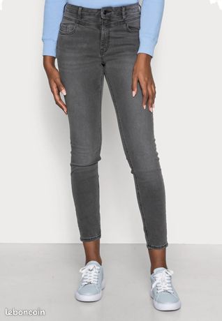 Pantalon Cargo Blanc Femme Esprit - Taille 42 - Occasion Très Bon État - Fermeture Éclair