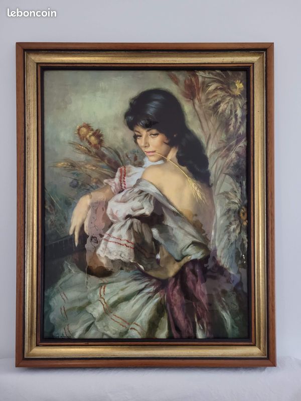 Cadre décoratif - Emaux - La gitane (image 1)