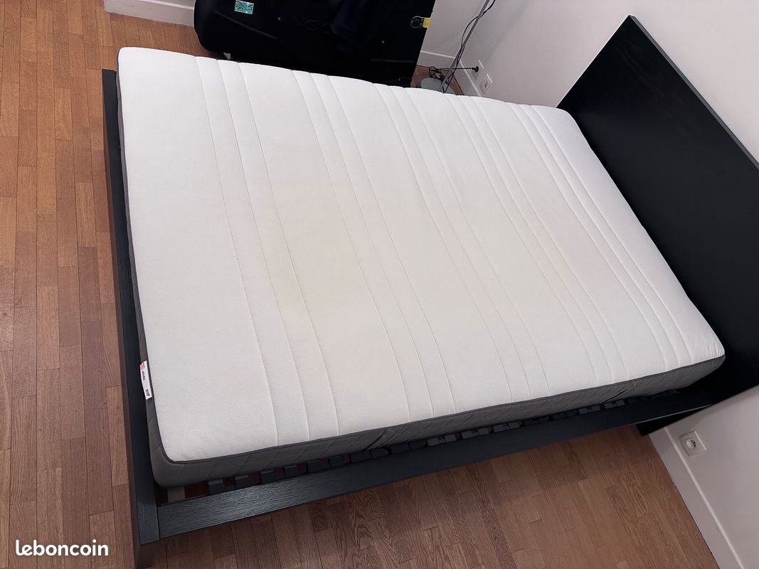 Ensemble cadre de lit MALM + matelas VESTERÖY (140x200 cm) (image 18)