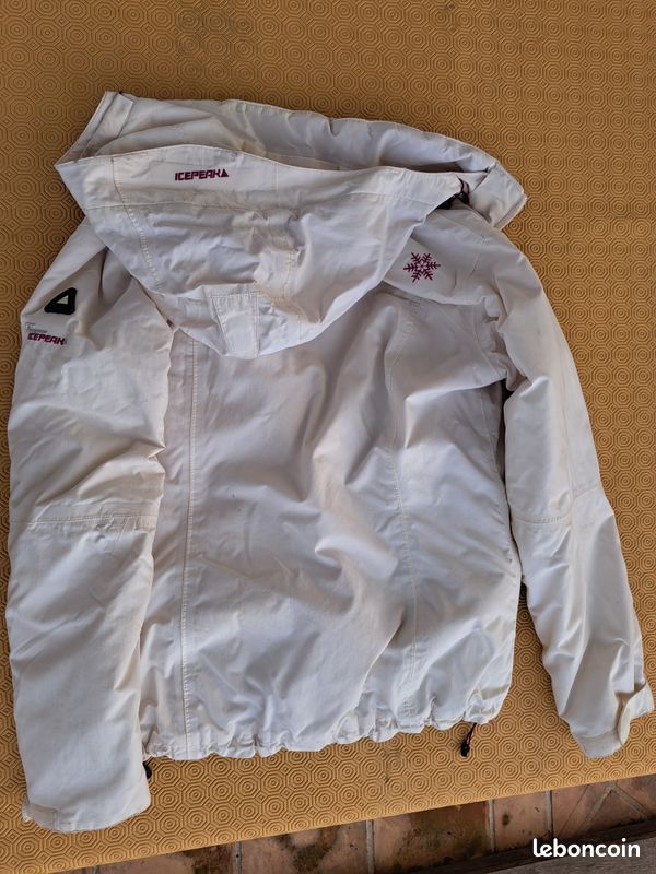 Veste de ski femme ICEPEAK, blanc cassé (image 2)
