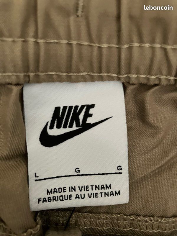 NIKE pantalon Cargo neuf marron clair homme taille L (image 8)