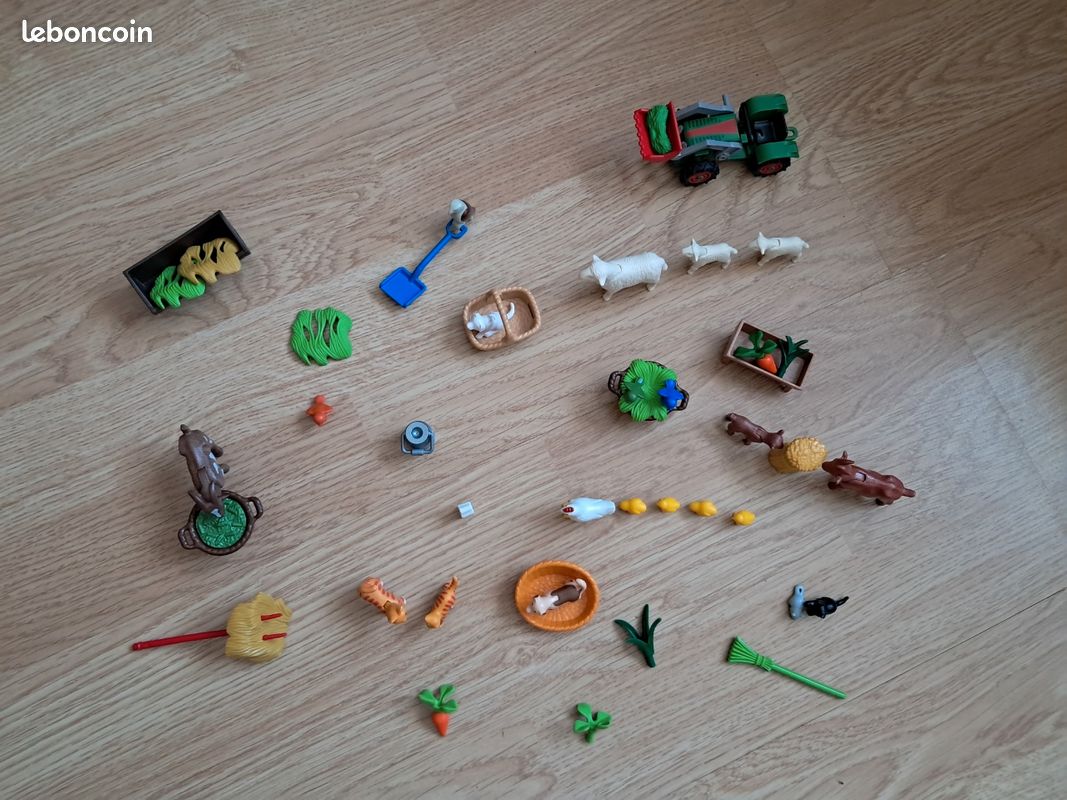 Playmobil Animaux de la ferme avec tracteur enfant (image 3)
