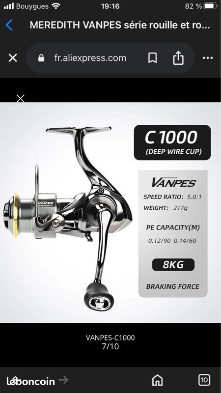 Moulinet de pêche compact mais puissant conçu pour tous les niveaux de compétence (DC4000