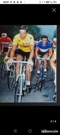 1982 BERNARD HINAULT CYCLISME FRANCE PANINI VIGNETTE NEUVE