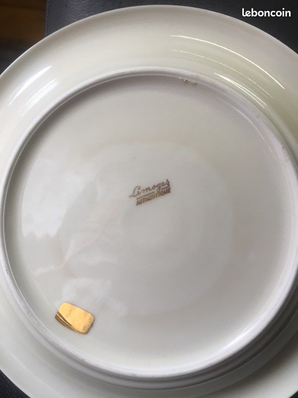 Assiette de Limoges authentique (image 2)