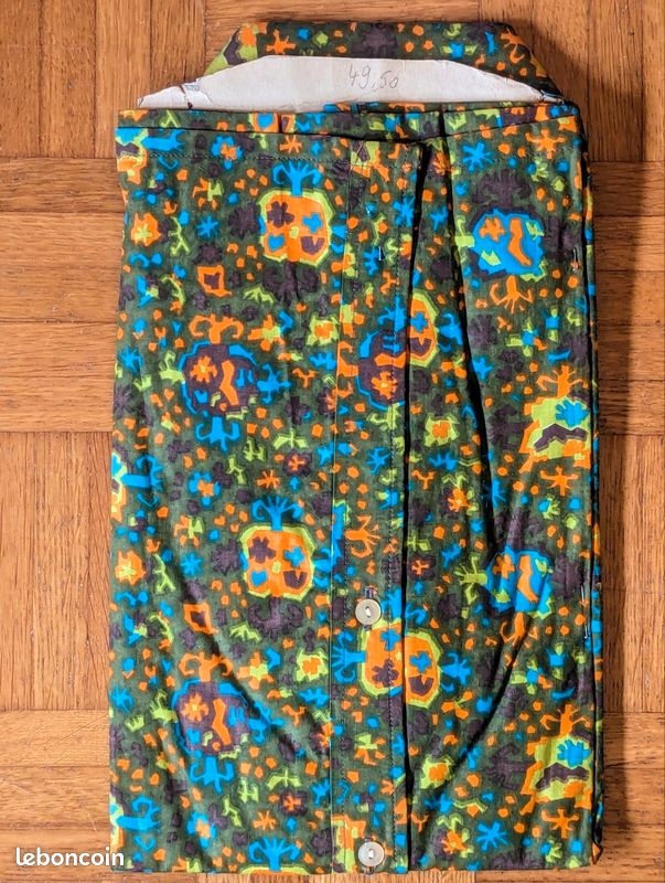 Chemise Psychedelique 1970 Neuve d'époque XS (image 3)