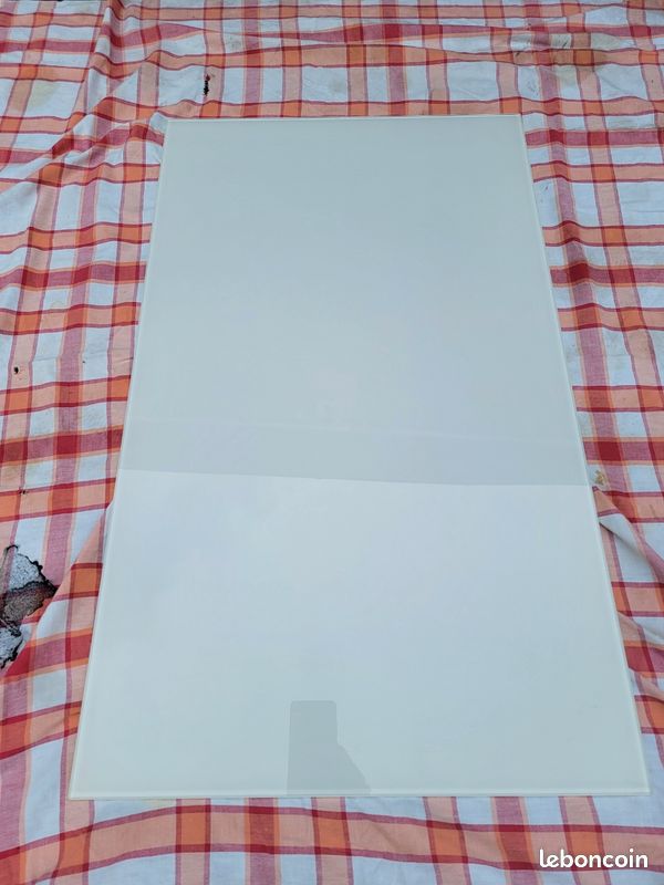 Plateau de verre ikea blanc-noir (160×48)20-(80×48)10 (image 15)