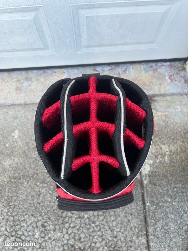 Sac de golf OGIO rouge et noir – Bon état (image 5)