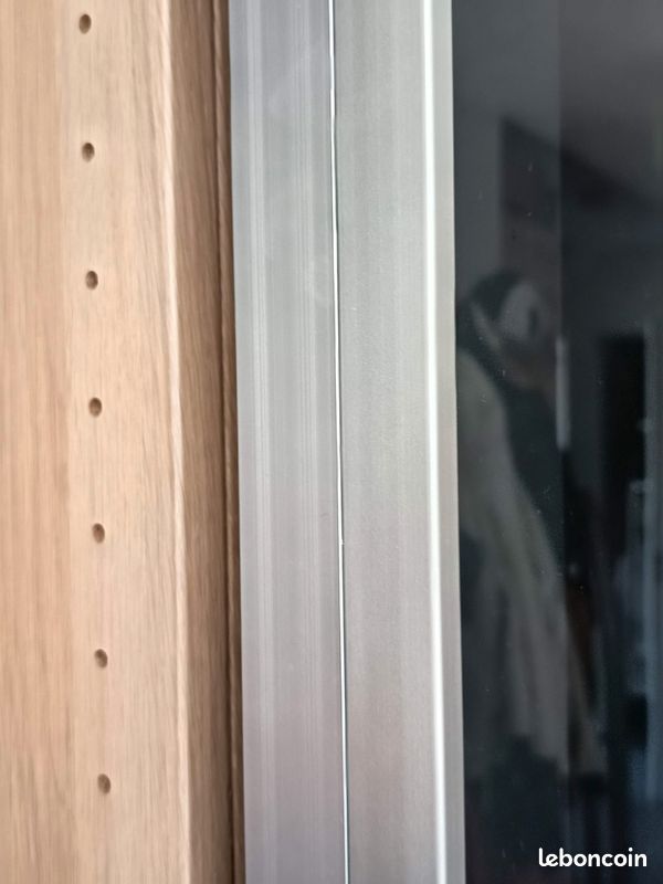 Portes coulissantes verre noir dressing IKEA PAX (image 5)