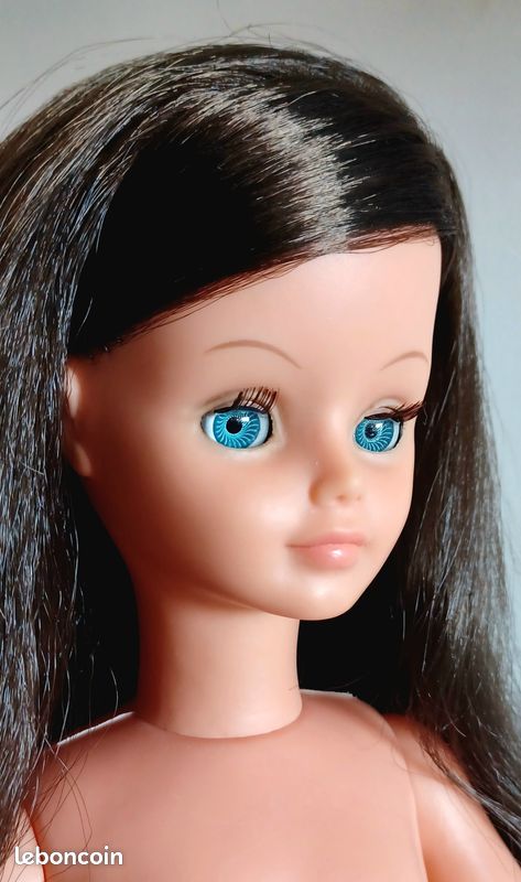 Poupée Cathy Bella Années 70 - Yeux Marguerites Mèche Magique - Fabrication Française