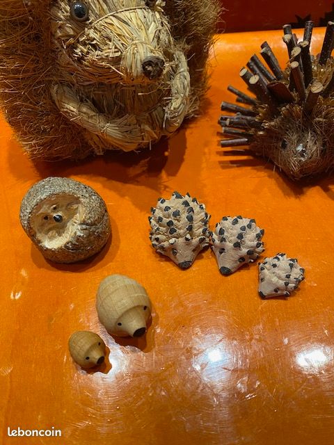 Lot 10 objets (toutes tailles) en forme de hérisson (image 6)