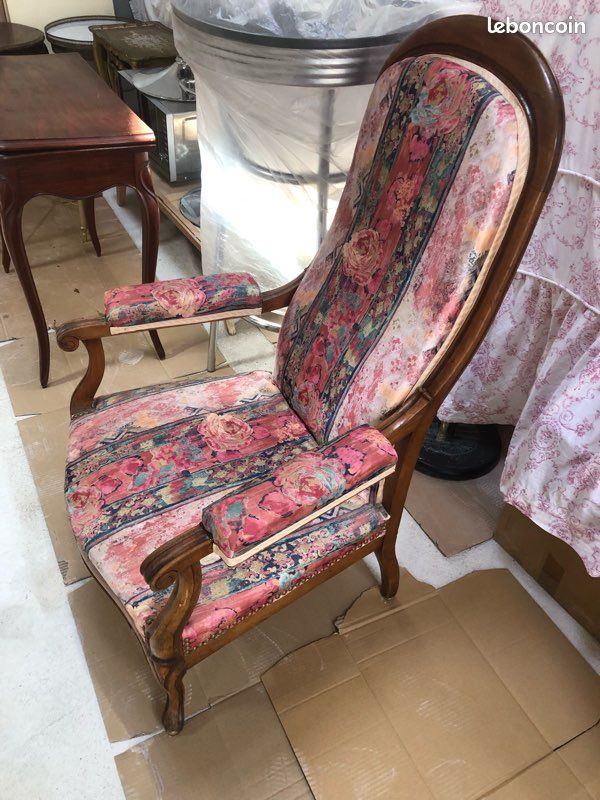 Fauteuil Voltaire de style Louis-Philippe (image 6)