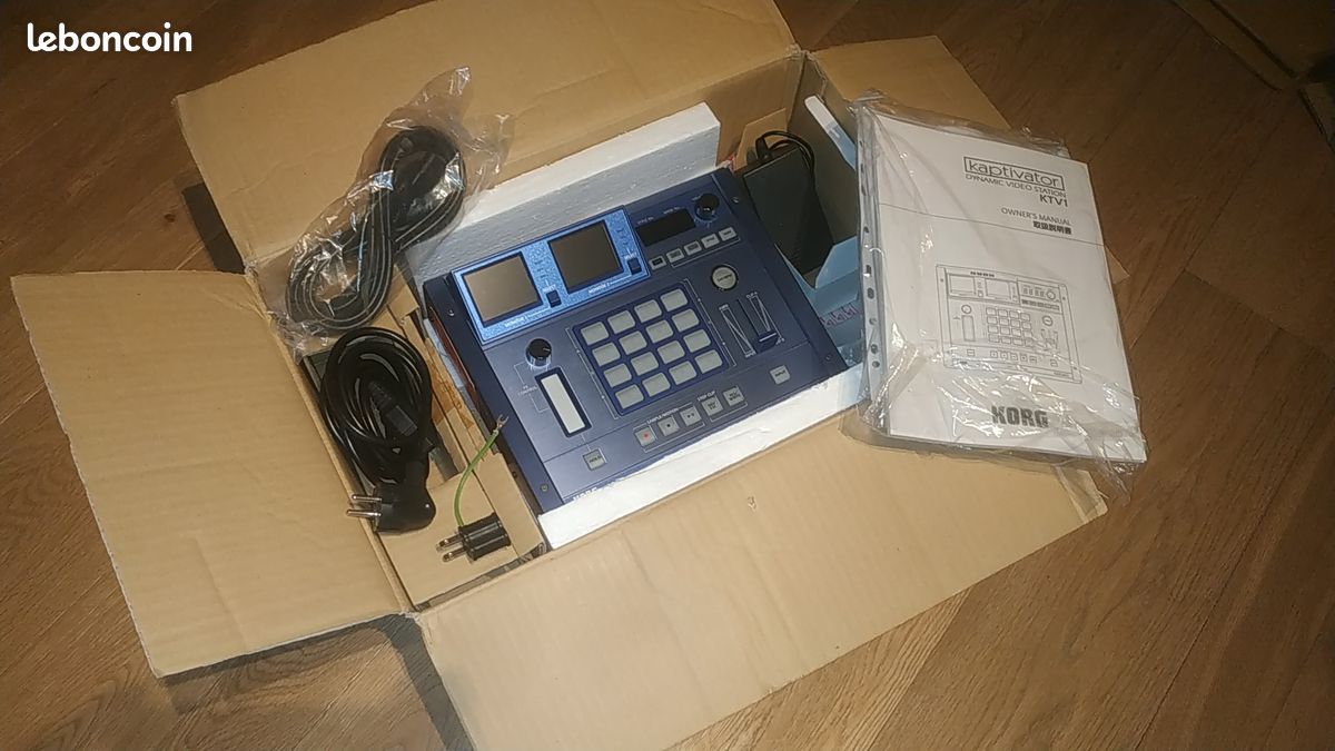 Korg KAPTIVATOR KTV-1 RARE - sampleur video SD pour DJ/VJ live 