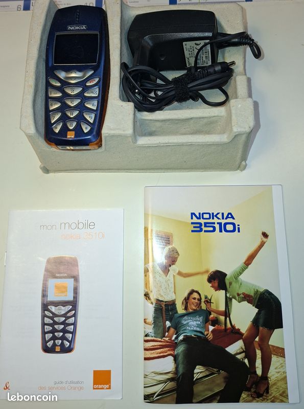 Téléphone Vintage Nokia 3510 Bleu - Désimlocké, Comme Neuf - En Version Anglaise