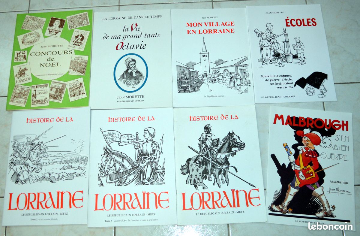 Lot 8 livres de Jean Morette (image 1)