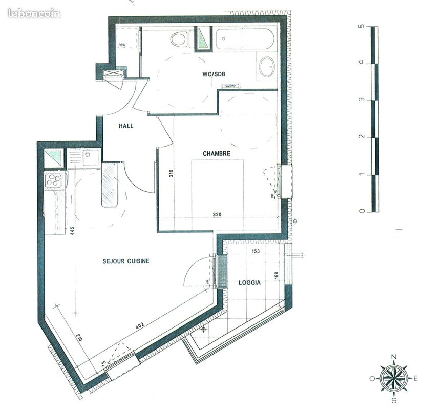 Appartement 2 pièces 41 m² · à Villeurbanne · 41 m² · 897 €/mois