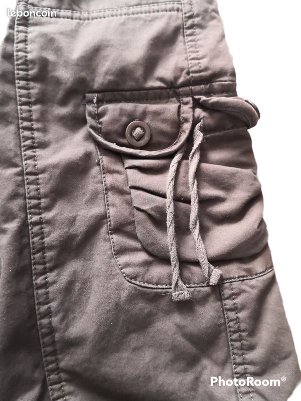 Pantacourt marron femme T.S Kalamton (image 4)