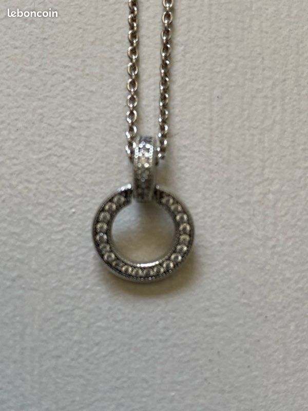 PANDORA_Parure sautoir, pendentif et boucles d’oreilles (image 1)