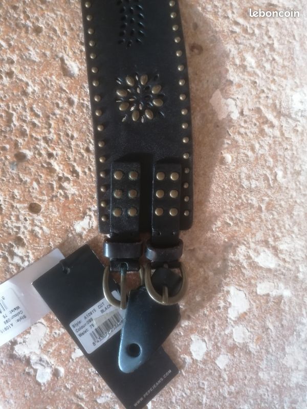 Ceinture en cuir femme pépé jeans Accessoires Bagagerie