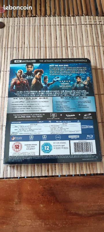 Black panther lenticulaire steelbook neuf (image 2)