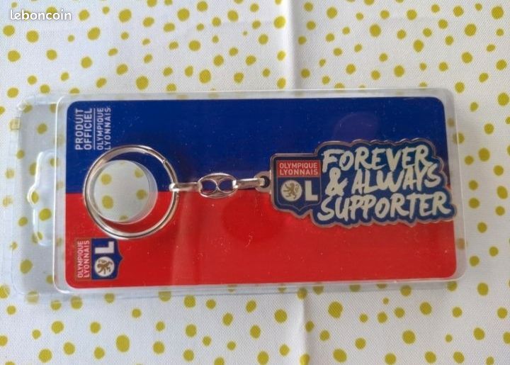 ⚽ Porte-clés Olympique Lyonnais "Forever" - Neuf sous blister ⚽ (image 1)
