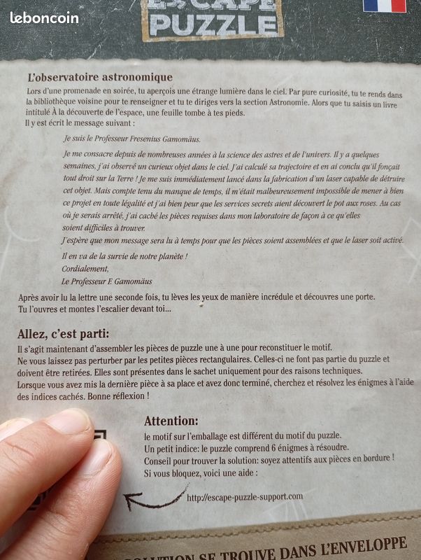 Escape puzzle "l'observatoire astronomique" (image 4)