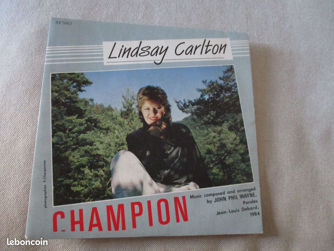 Disque vinyl 45 t lindsay carlton tb etat (image 1)
