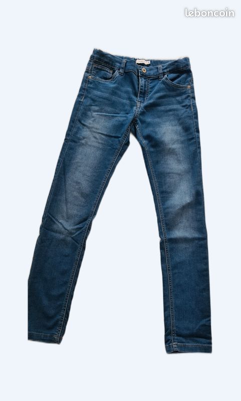 NAME IT Pantalon Jean Wide NAME IT Pour Fille - Modèle Coupe Large 9663-ic Tb Jean Fille