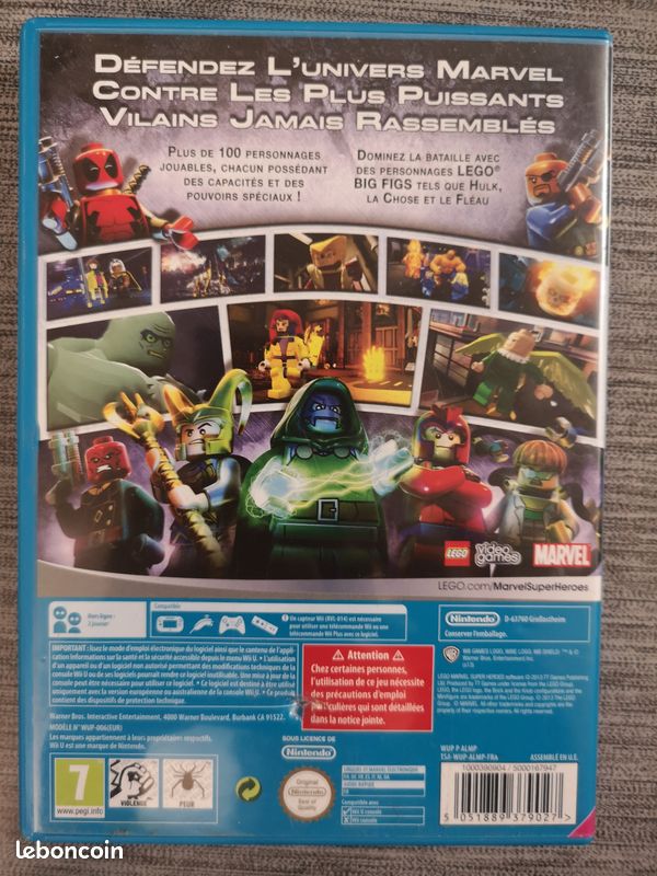 WII U : Lego Marvel Super Heroes (image 3)