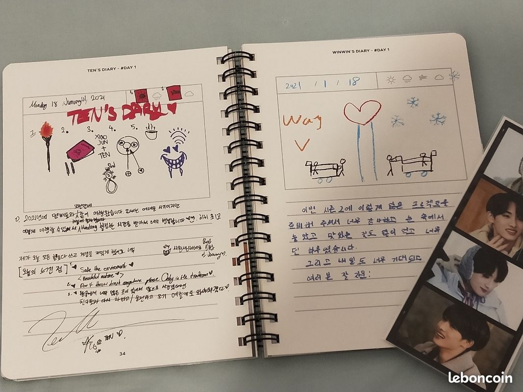 WayV WayVision Commentary Book (WinWin ver.) Photobook officiel Kpop (image 4)