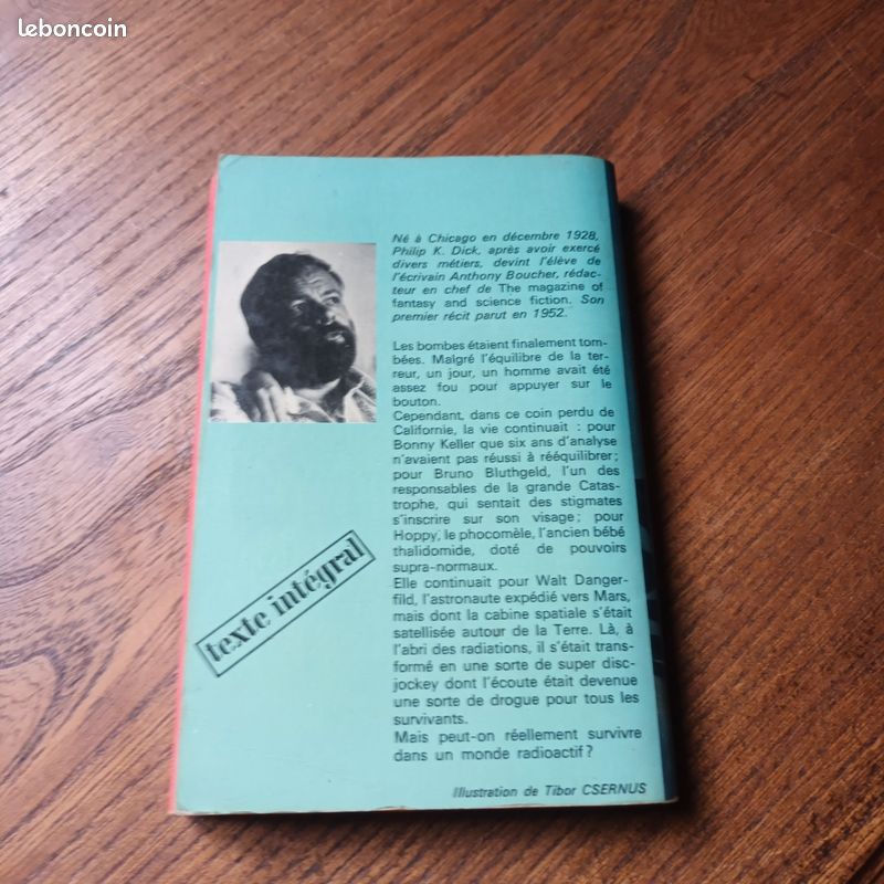 PHILIP K. DICK - Dr Bloodmoney - J'ai Lu n°563 - Edition vintage 1974 avec couv Tibor Csernus (image 2)