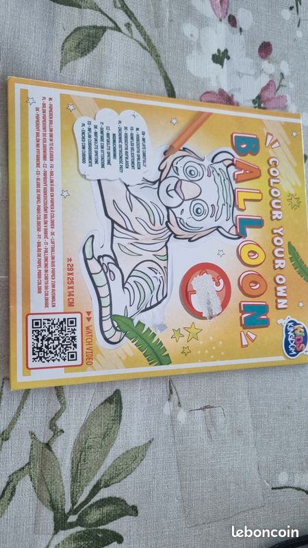Coloriage de ballons (image 1)