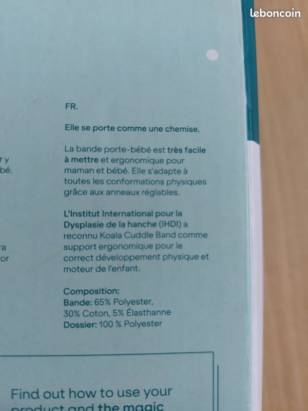 Porte bébé koala (image 2)