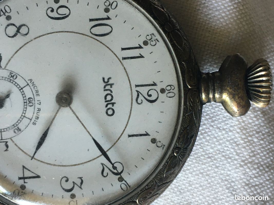 Montre ancienne Strato Ancre 17 rubis à Restaurer (image 3)