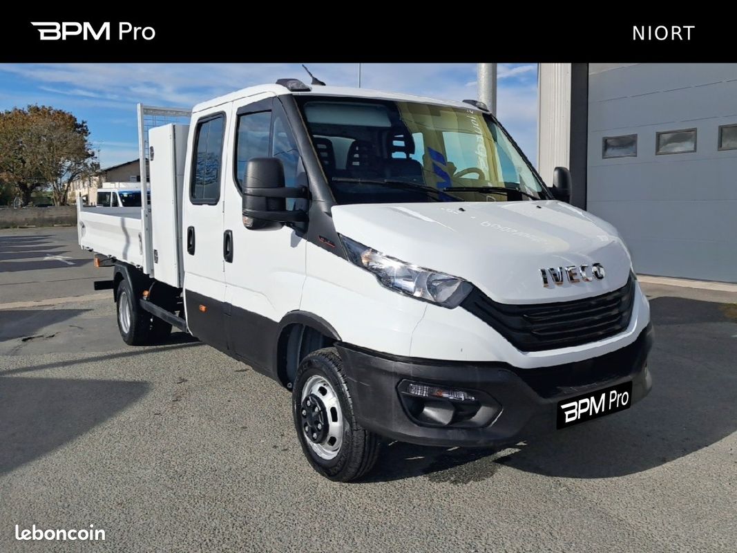 IVECO 35-160 / Daily / 35C16H / 3.0L 160CH / DOUBLE CABINE / 2023 / 6 PLACES / BENNE & COFFRE / (image 1)