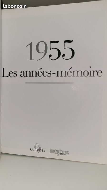 Les Années mémoire 1955 "livre entièrement neuf" (image 2)