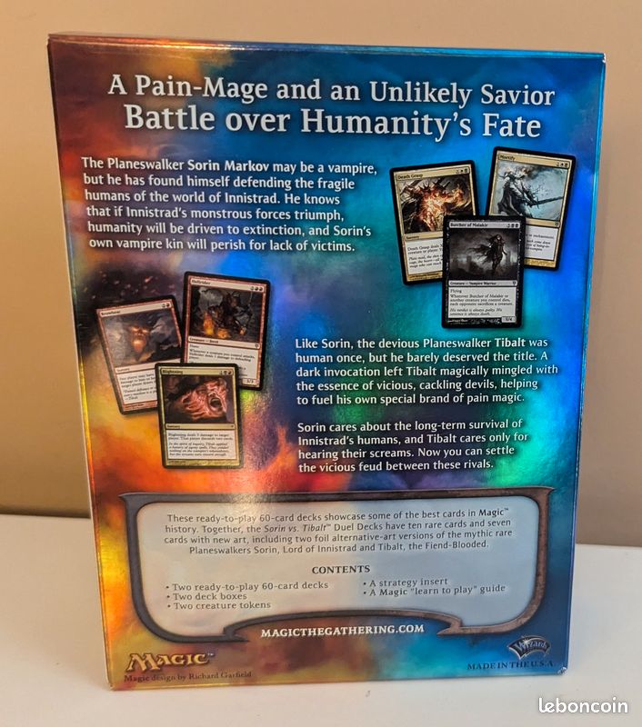 Magic the Gathering (MTG) - Duel Decks - Sorin vs Tibalt (NEUF) (image 2)
