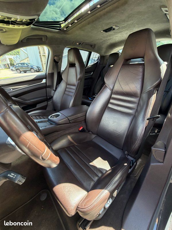 Porsche panamera turbo s 4.8 v8 550 pdk7 / pack sport design / chrono plus / frein céramique / full options / suivi porsche / burmester (image 6)