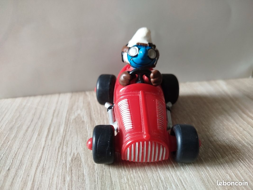 Figurine Schtroumpf Pilote D'avion Schleich - Figurine Pejo/Puffi, Occasion, Thème BD