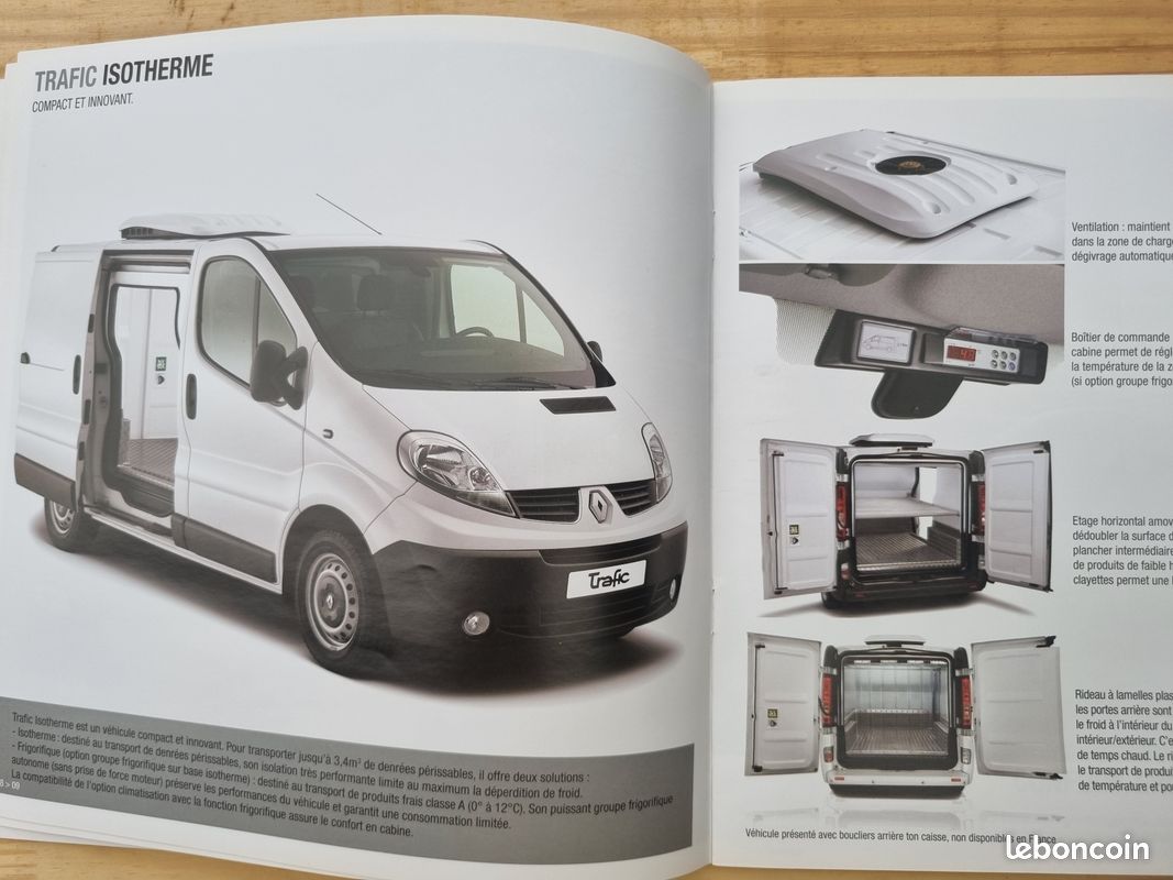 Catalogue publicitaire original d'époque CONCESSIONNAIRE RENAULT TRAFIC juin 2009 (image 4)