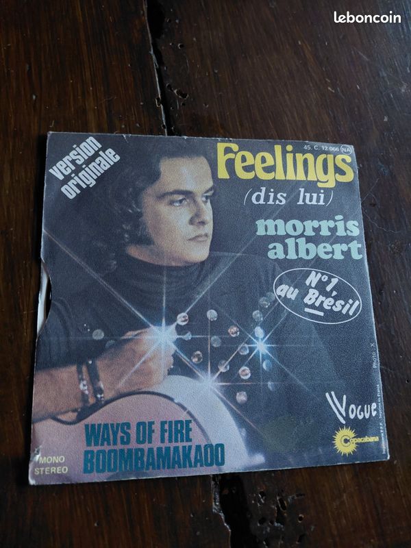 Vinyle 45 tours morris albert, feelings (image 2)