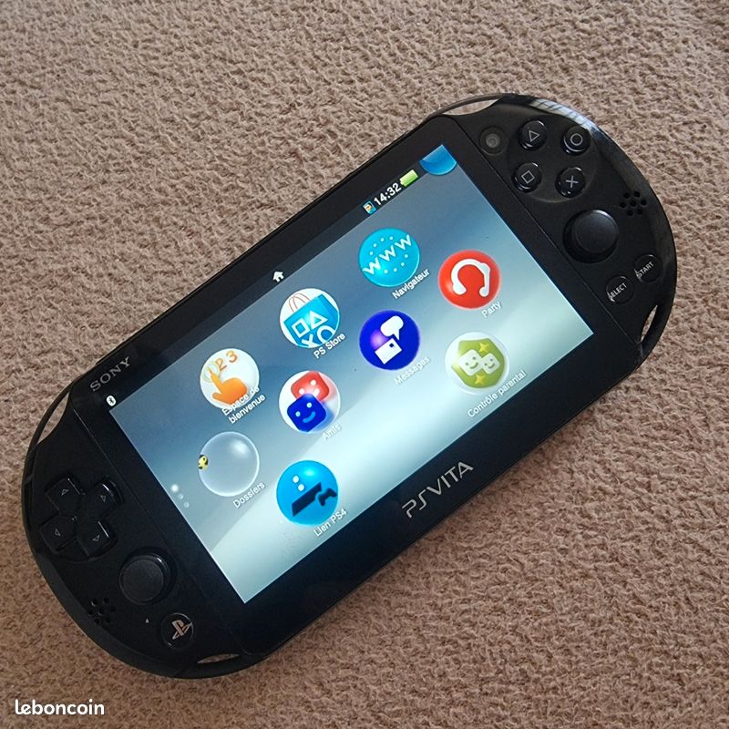 Sony PLAYSTATION Ps Vita 2000 Slim PCH-2000 Lite Bleu/Blanc De Japon